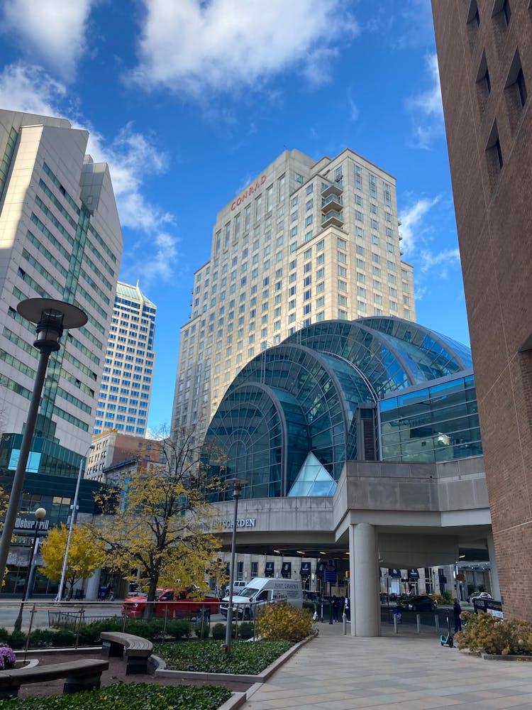 Modern Buildings In Downtown Indianapolis, USA