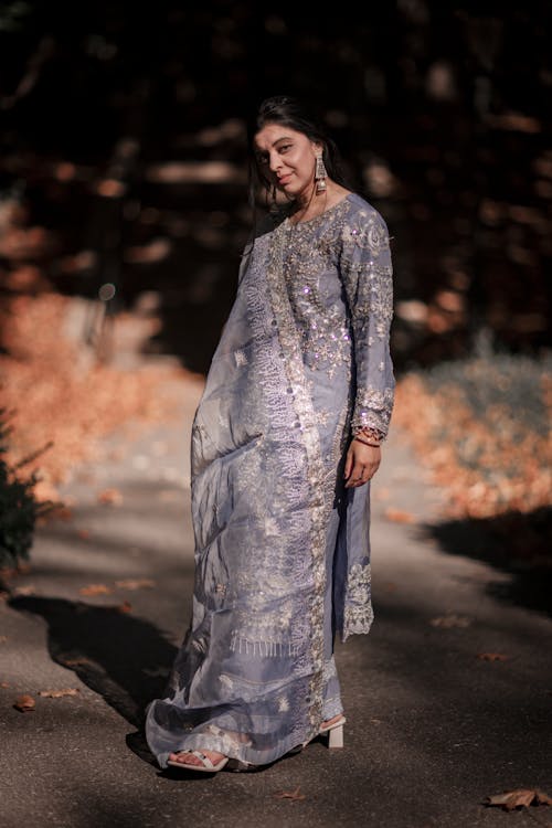Woman Wearing Traditional Dress