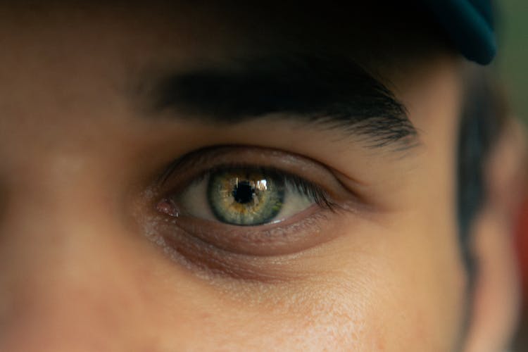 Close-Up Shot Of A Person's Eye