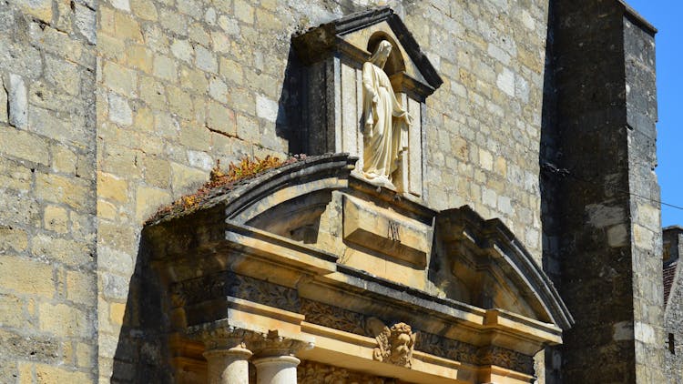 Jesus Statue On Wall