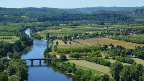 Landscape of the Perigord Region in France