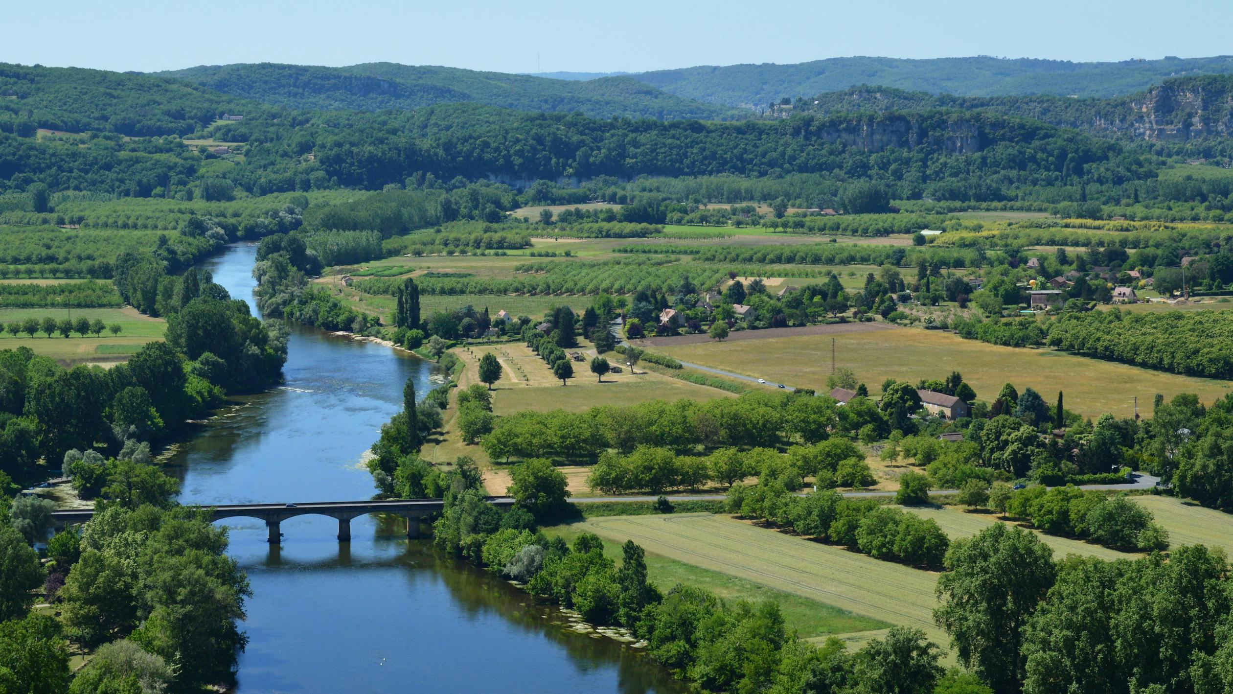 Dordogne is a department in southwest France, set between the Loire Valley and Pyrenees mountains.