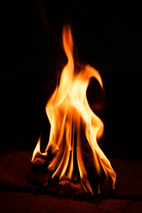 垂直拍攝, 火, 火焰 的 免費圖庫相片