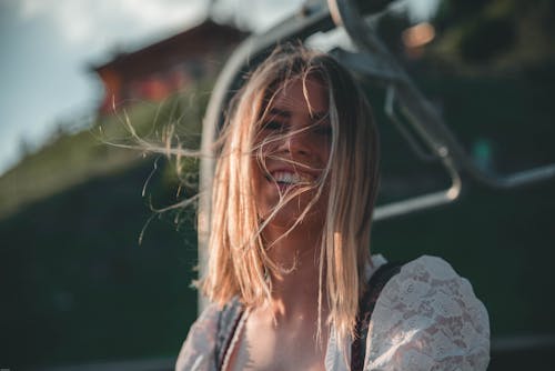Free Selective Focus Photography Of Smiling Woman Stock Photo