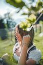 Photo Of Woman Holding Her Hair