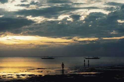 Free stock photo of beach sunset, beautiful sunset, golden sunset