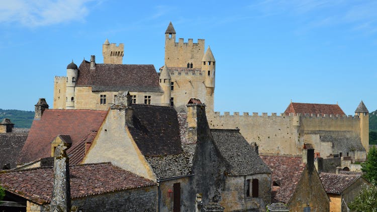 A Castle Under Blue Sky