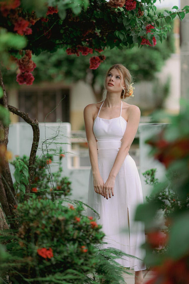 Bride In Garden