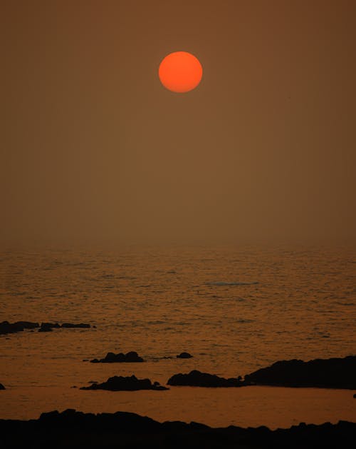 Бесплатное стоковое фото с вода, восход, горизонт