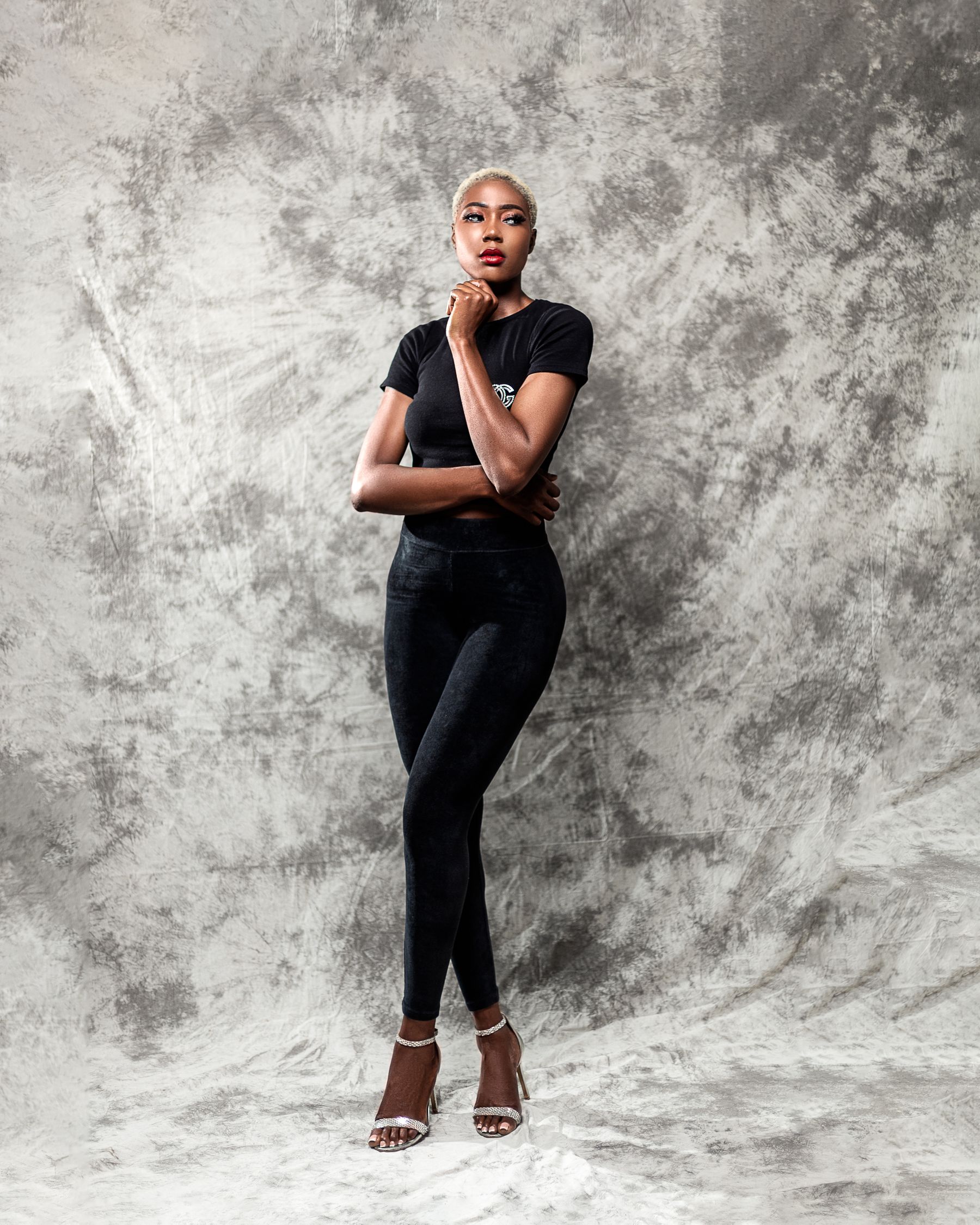 African woman fashion portrait