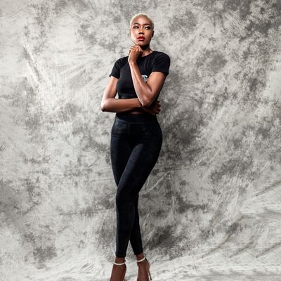 Black High-Rise Skinny Jeans
