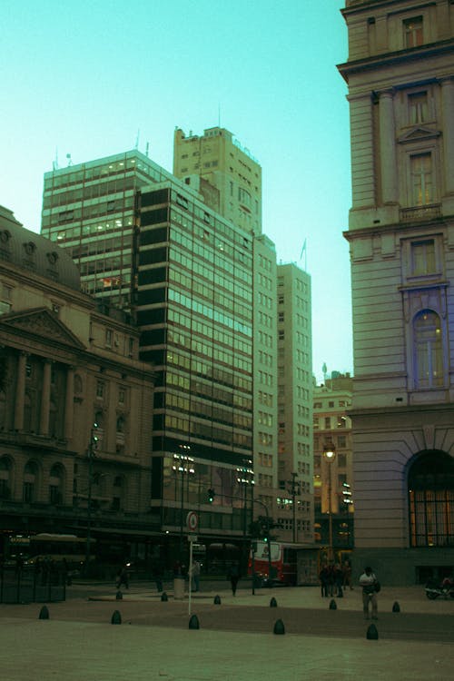 Buildings on City Street