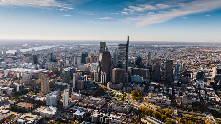 The Towering Buildings Of Philadelphia