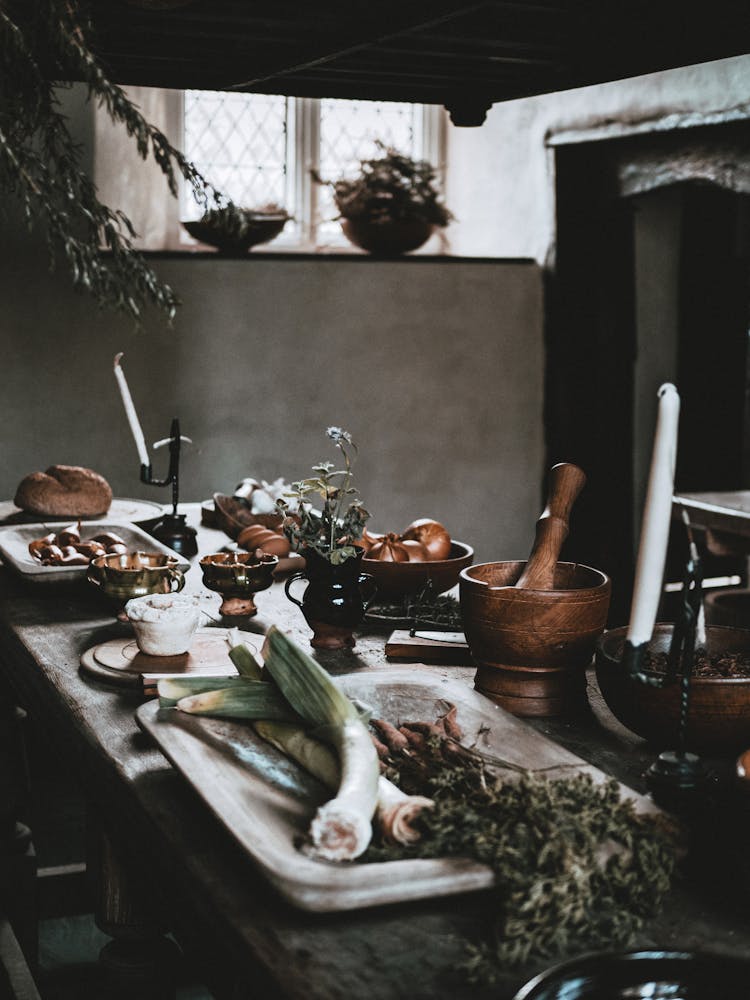 Vegetables In Kitchen