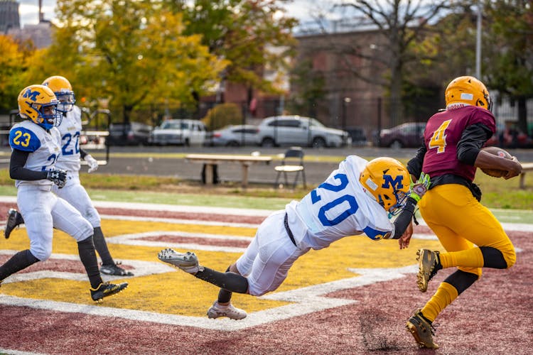 People Playing American Football