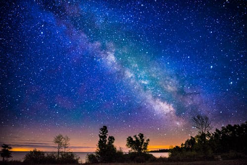 คลังภาพถ่ายฟรี ของ astrophotography, กลางคืน, กาแล็กซี