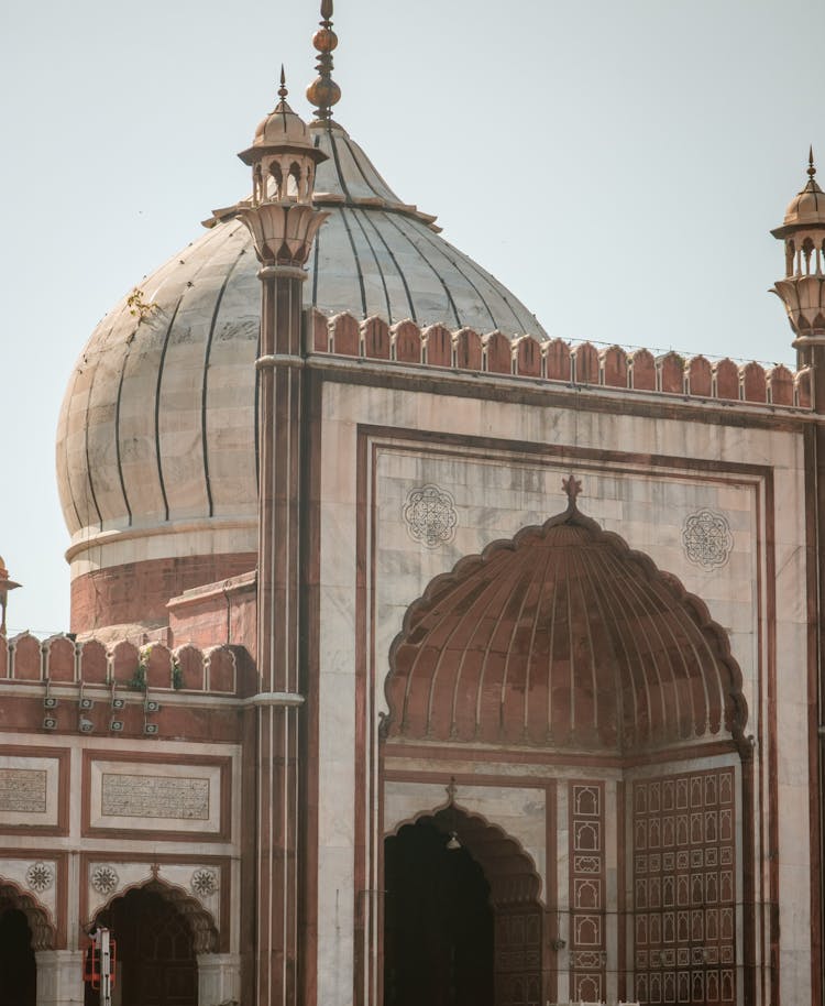 Brown And White Dome Building