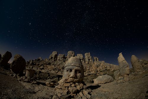 Бесплатное стоковое фото с вырезанный, гора Немрут, древний
