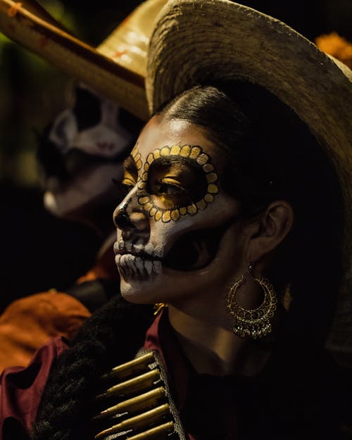 Kostnadsfri bild av ansiktsfärg, catrina, dagen för de döda