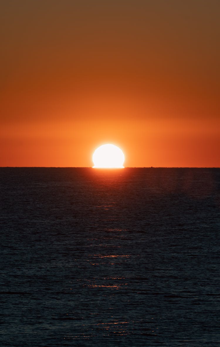 A Beautiful Sunset By The Sea