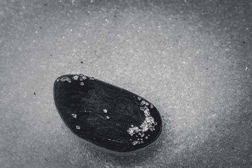 Frozen Item in Black and White
