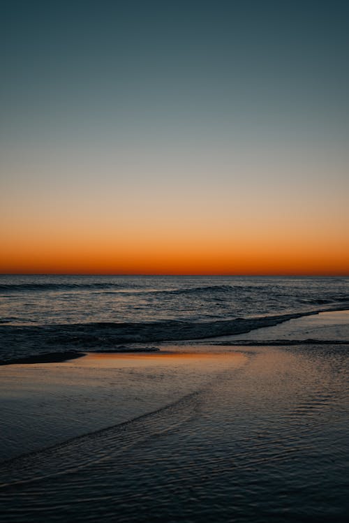 Beach during Sunset