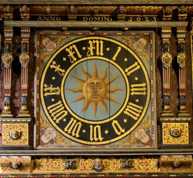 Brown and Black Analog Clock