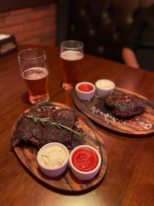 Free stock photo of beef, beer, central london