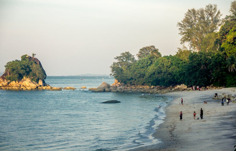 People On The Beach