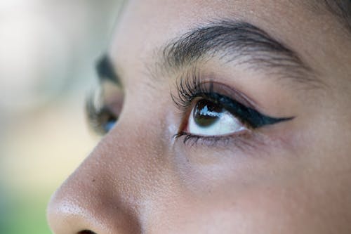 Close-up Photo of a Womans Brown Eyes