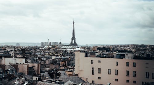 Gratis stockfoto met beroemde bezienswaardigheid, dronefoto, Eiffeltoren