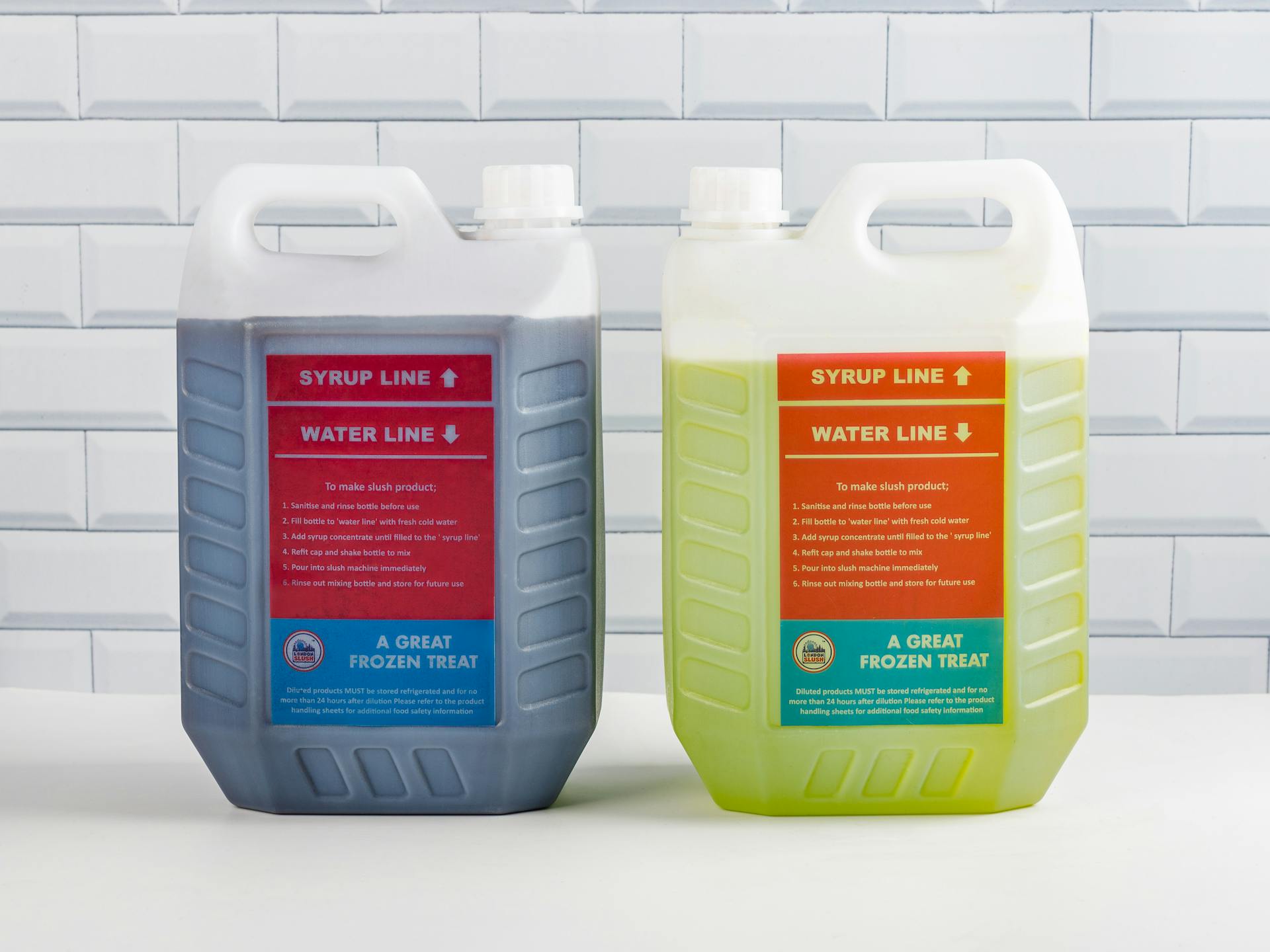 Plastic Containers with Syrups