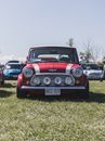 White And Red Mini Cooper