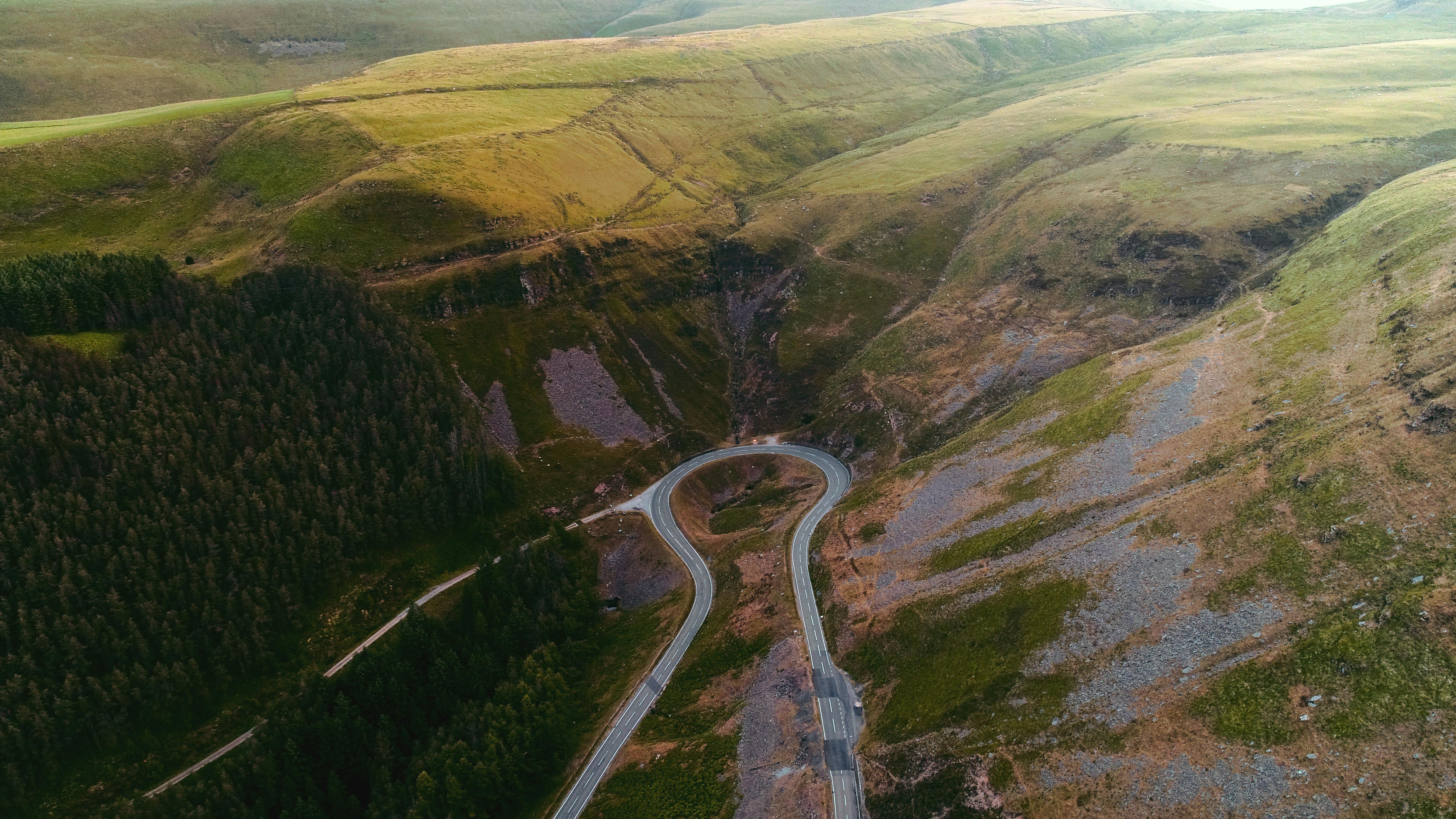 Bwlch Mountain Treorchy Wales UK Free Stock Photo