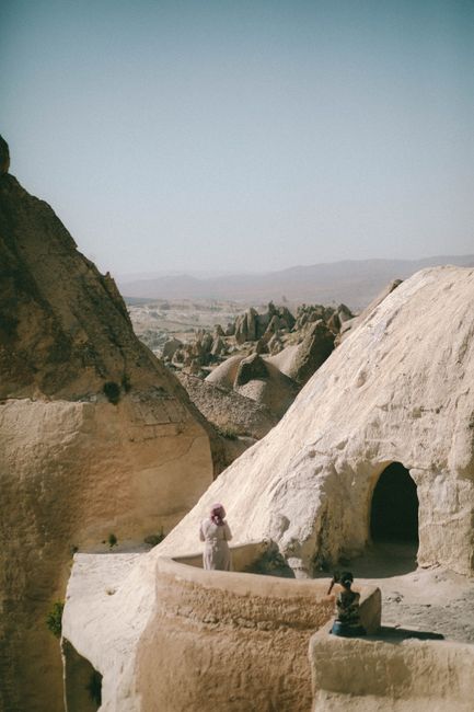 Discover the stunning ancient architecture and natural formations of Cappadocia, Turkey.
