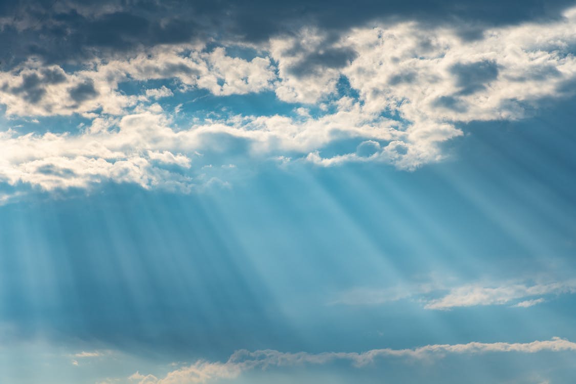 Δωρεάν στοκ φωτογραφιών με skyscape, αέρας, Ακτίνες ηλίου Φωτογραφία από στοκ φωτογραφιών