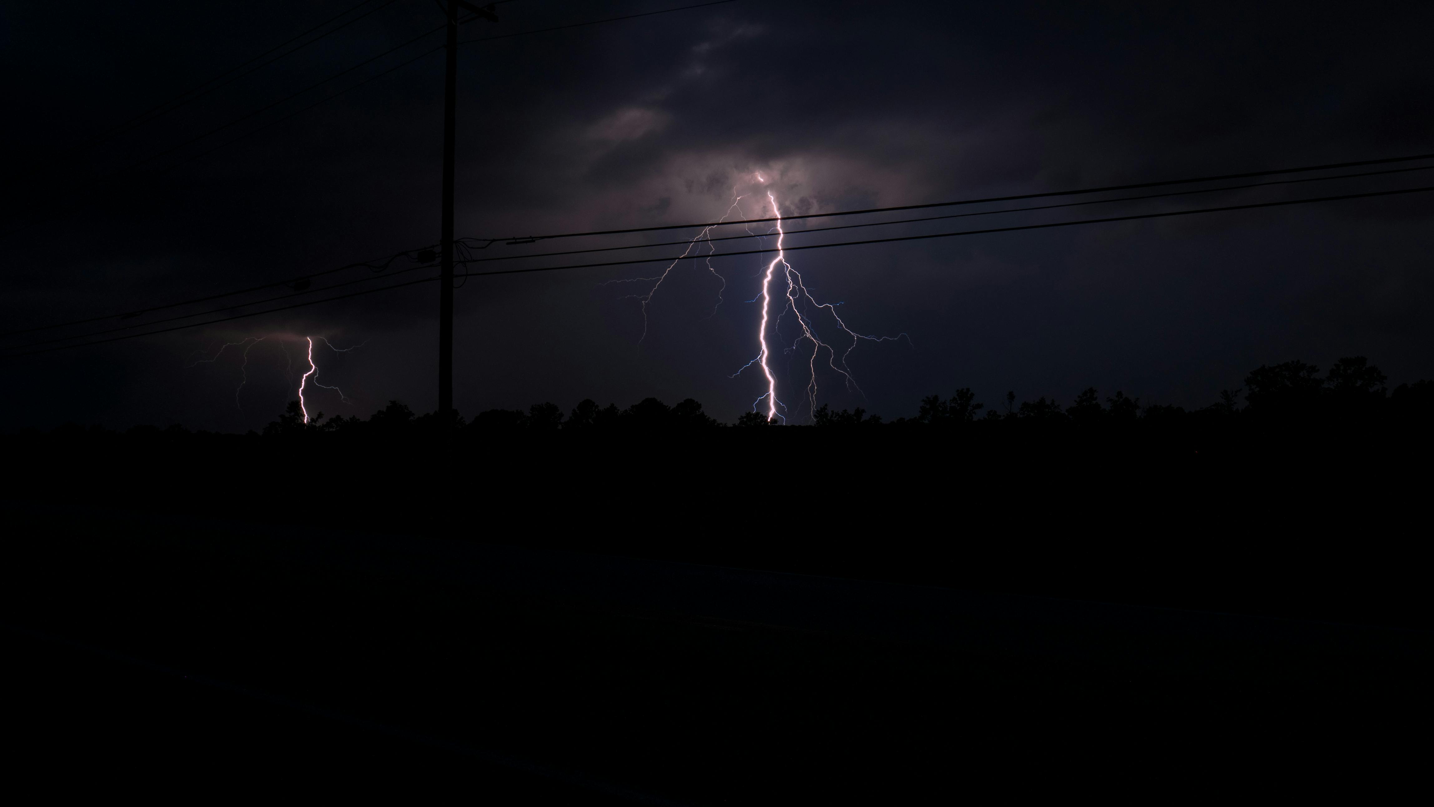 Free stock photo of clouds, lightning, lightning strike