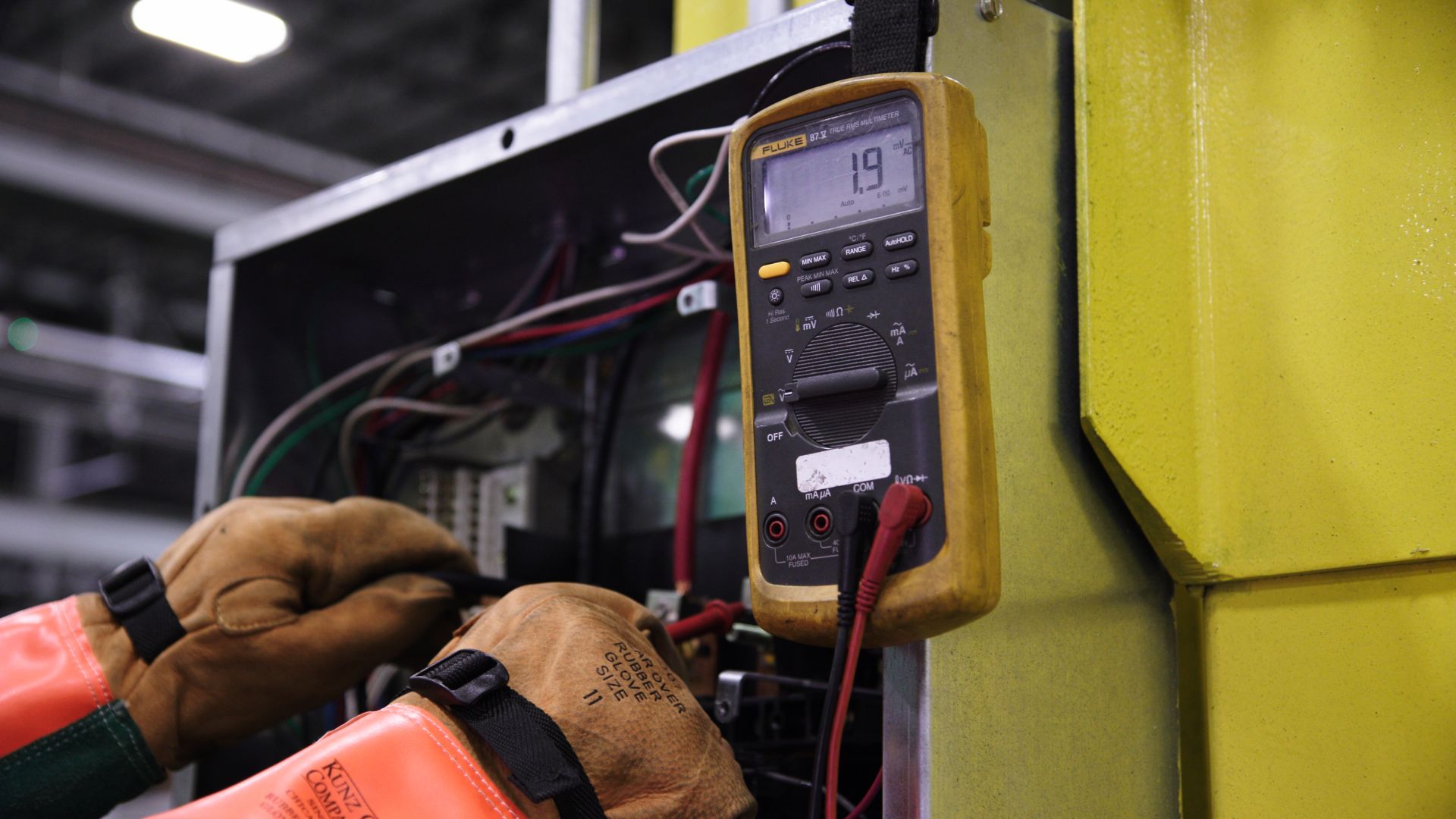 Safe NT electrician testing and tagging electrical equipment