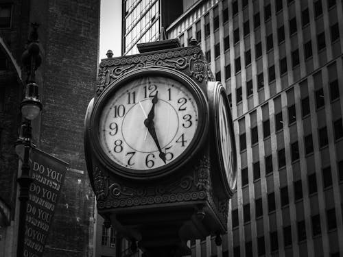 Vintage Clock in City