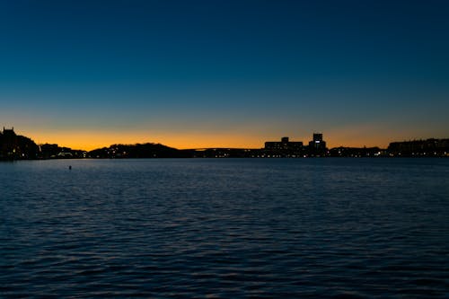 海灘日落, 美麗的夕陽 的 免費圖庫相片