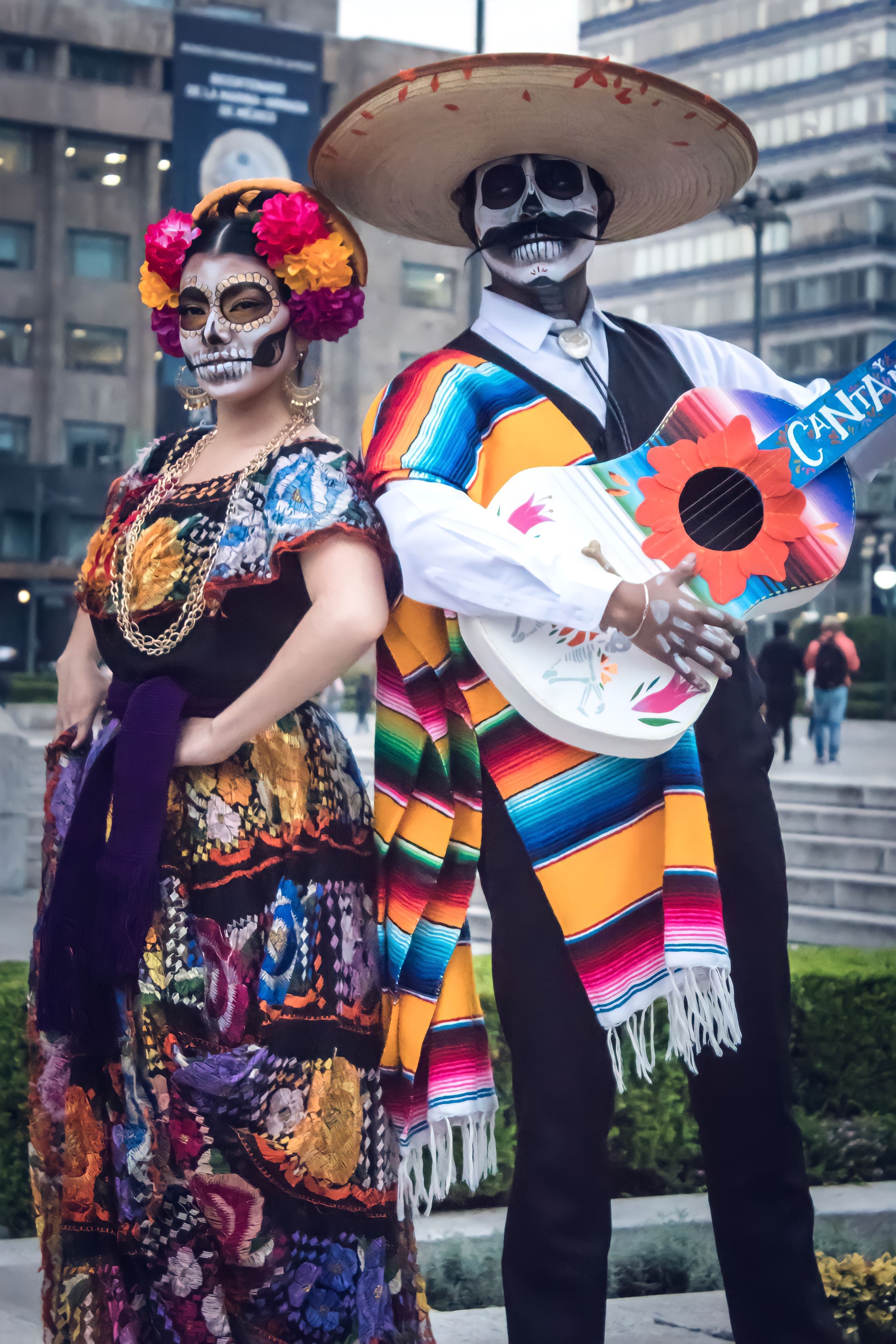Man and Woman Wearing Traditional Costumes · Free Stock Photo