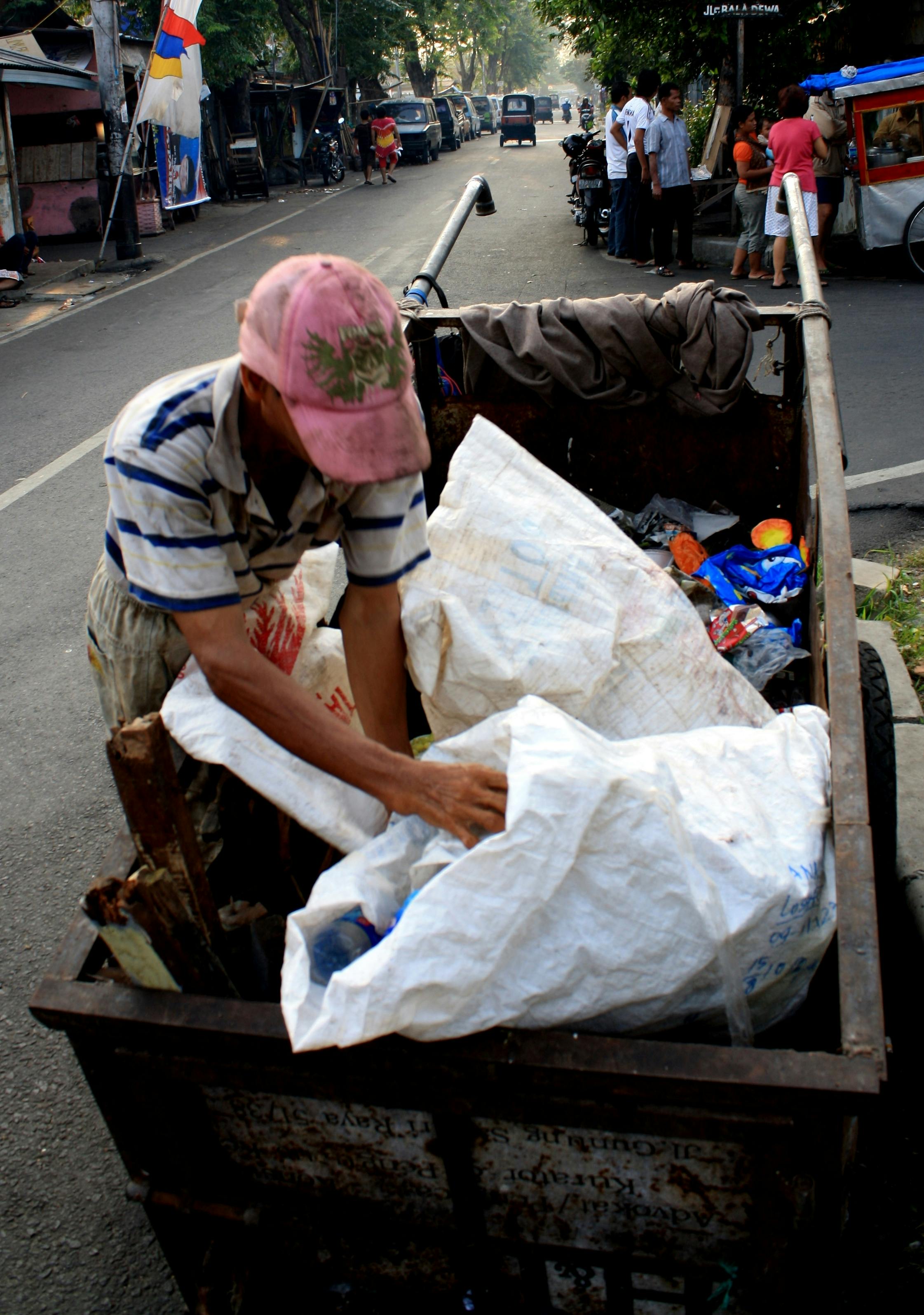 Free stock photo of garbage, garbage collector, man