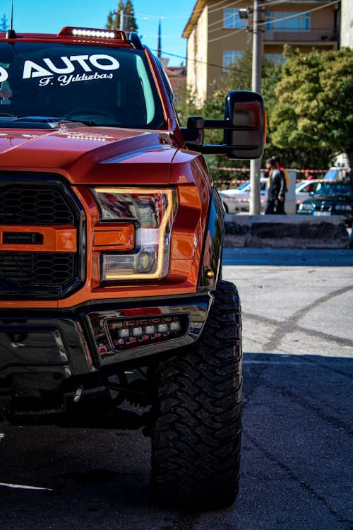 Close-up of a Ford F-150 Pickup Truck