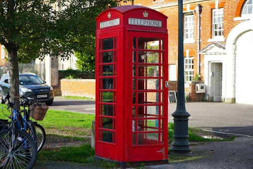 Phone Booth on City Street