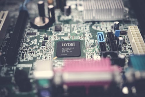 Free Selective Focus Photography of Motherboard Stock Photo