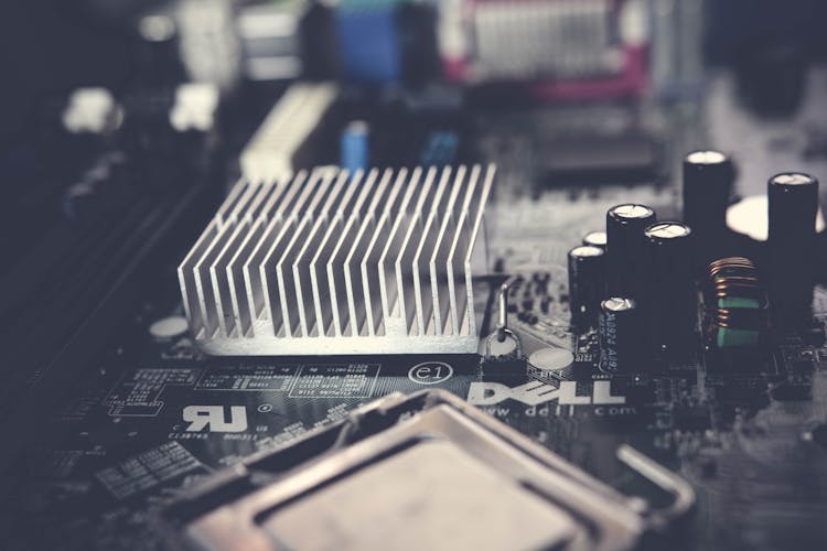 Selective Focus Photography Of Heatsink