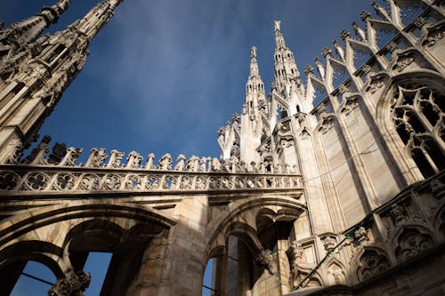 Low Angle View of Milans Cathedral