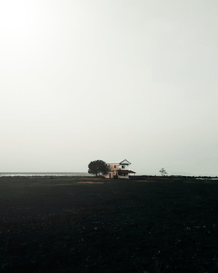 House On An Empty Beach 