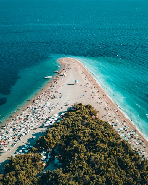 Vue à Vol D'oiseau Photo De L'île