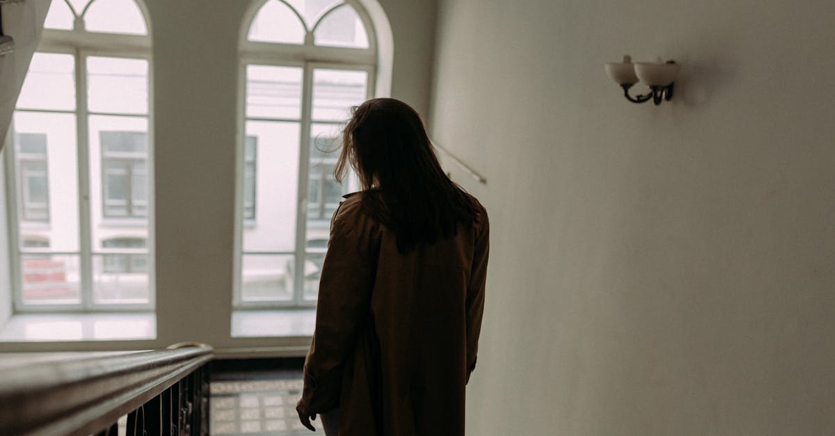 Walking With Head Down